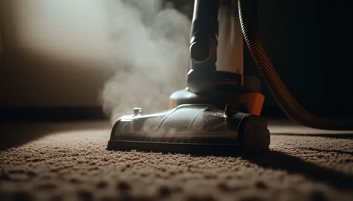 Vacuuming carpet wrinkles