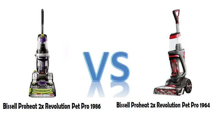 Bissell Proheat 2x Revolution Pet Pro 1986 vs 1964