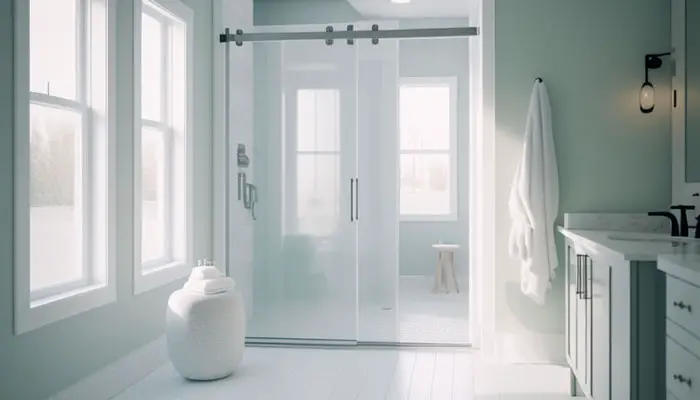 Microfiber cloth for shower doors