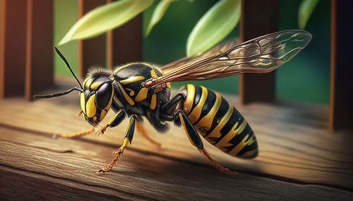 Natural wasp repellent spray