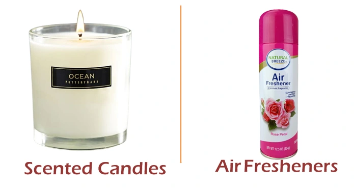 Scented Candles vs Air Fresheners