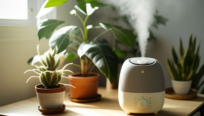 Using liquid air freshener in humidifier