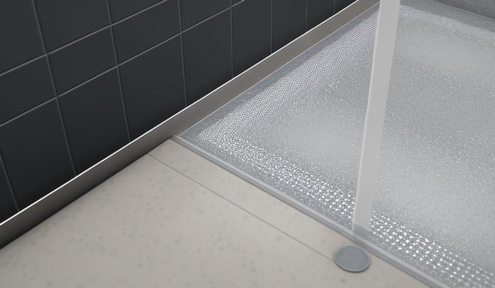 Shower drain with weep holes