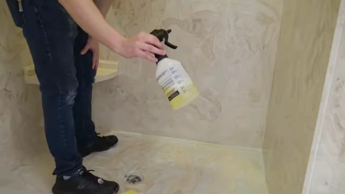 Marble Shower Cleaner