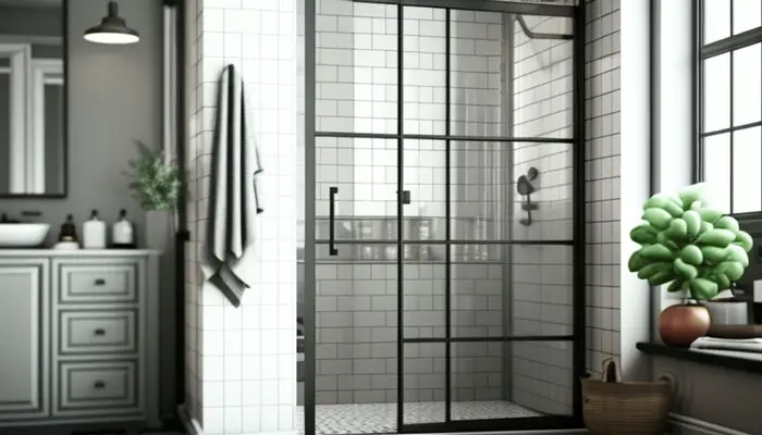 Removing lime from glass shower doors with vinegar