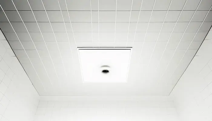 Removing yellow stains from bathroom ceiling with vinegar