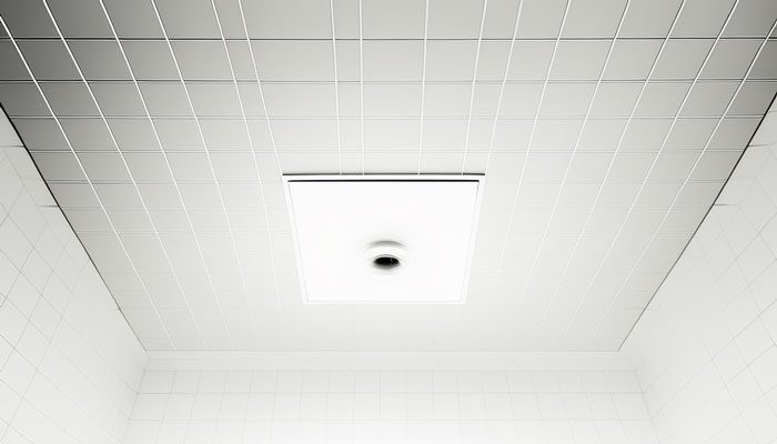 Removing yellow stains from bathroom ceiling with vinegar