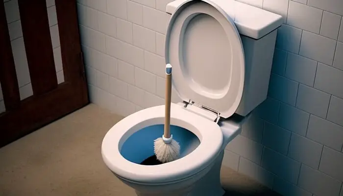 Using septic cleaner to clean toilet bowl