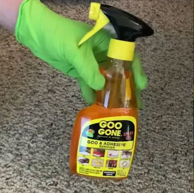 Apply Goo Gone Directly to the Adhesive
