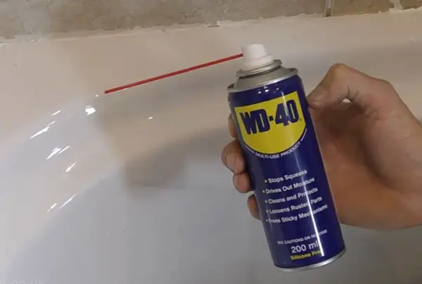 Using WD-40 to Remove Sticky Residue