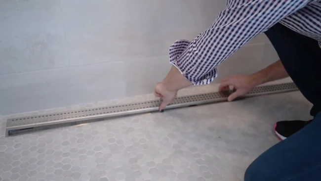 How often should you clean a linear shower drain