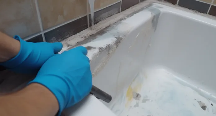 How to Clean Mold from Tub Caulk
