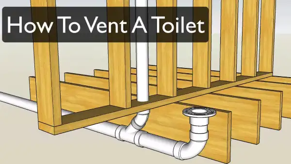 How do you calculate the size of a vent pipe for toilets
