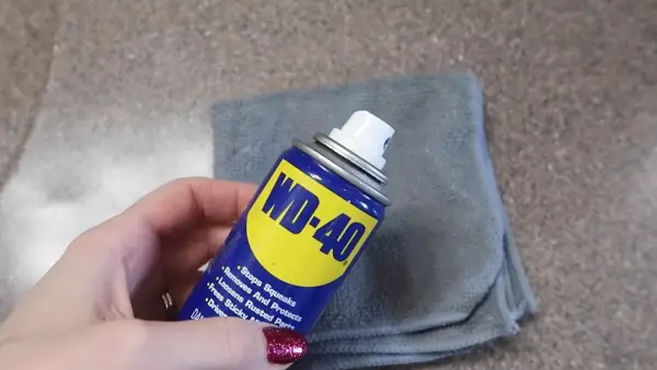 How often should you clean your shower glass with WD-40