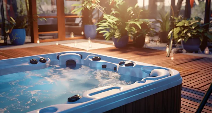 how to clean a hot tub without draining it