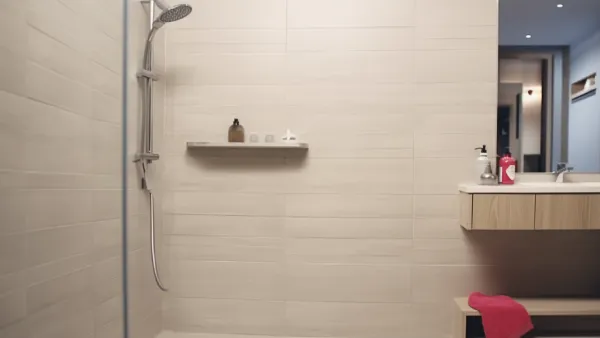 Step by Step to Clean Shower Matte-Textured Porcelain Tiles
