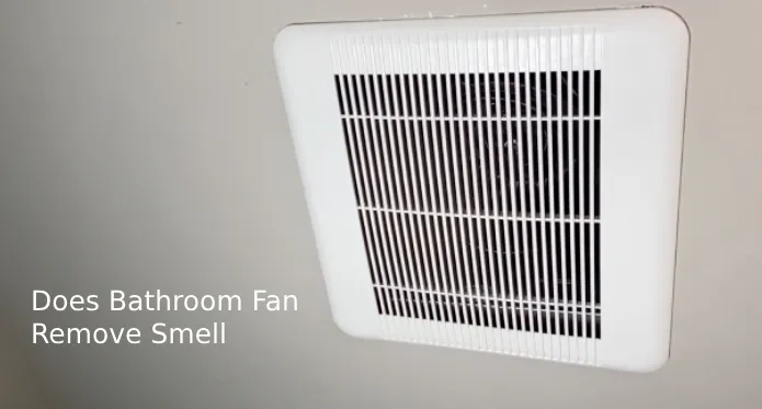 does bathroom fan remove smell