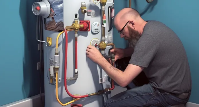 how does a self cleaning water heater work