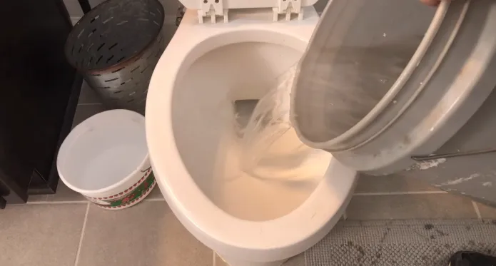 how to flush automatic toilet