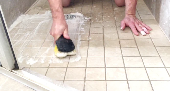How to Clean a Bathroom Floor Without a Mop