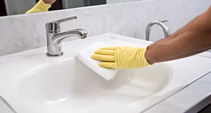 How to Remove Scratches From Porcelain Sink in Bathroom: 6 Steps