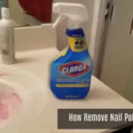 how do I remove nail polish from my sink